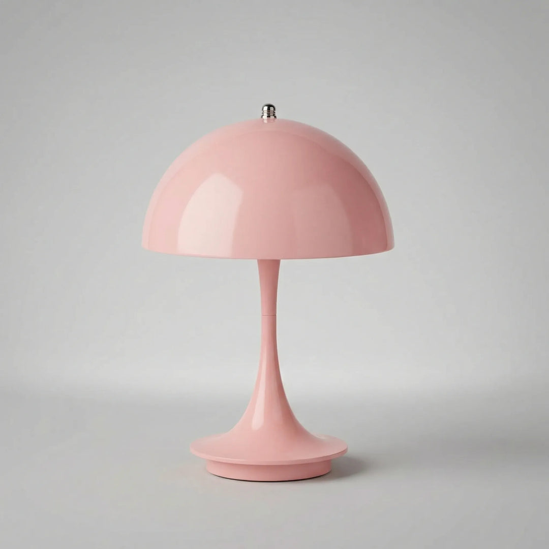 Glowlette - Kabellose Tischlampe Mit Kuppel Rosa Decorique.de