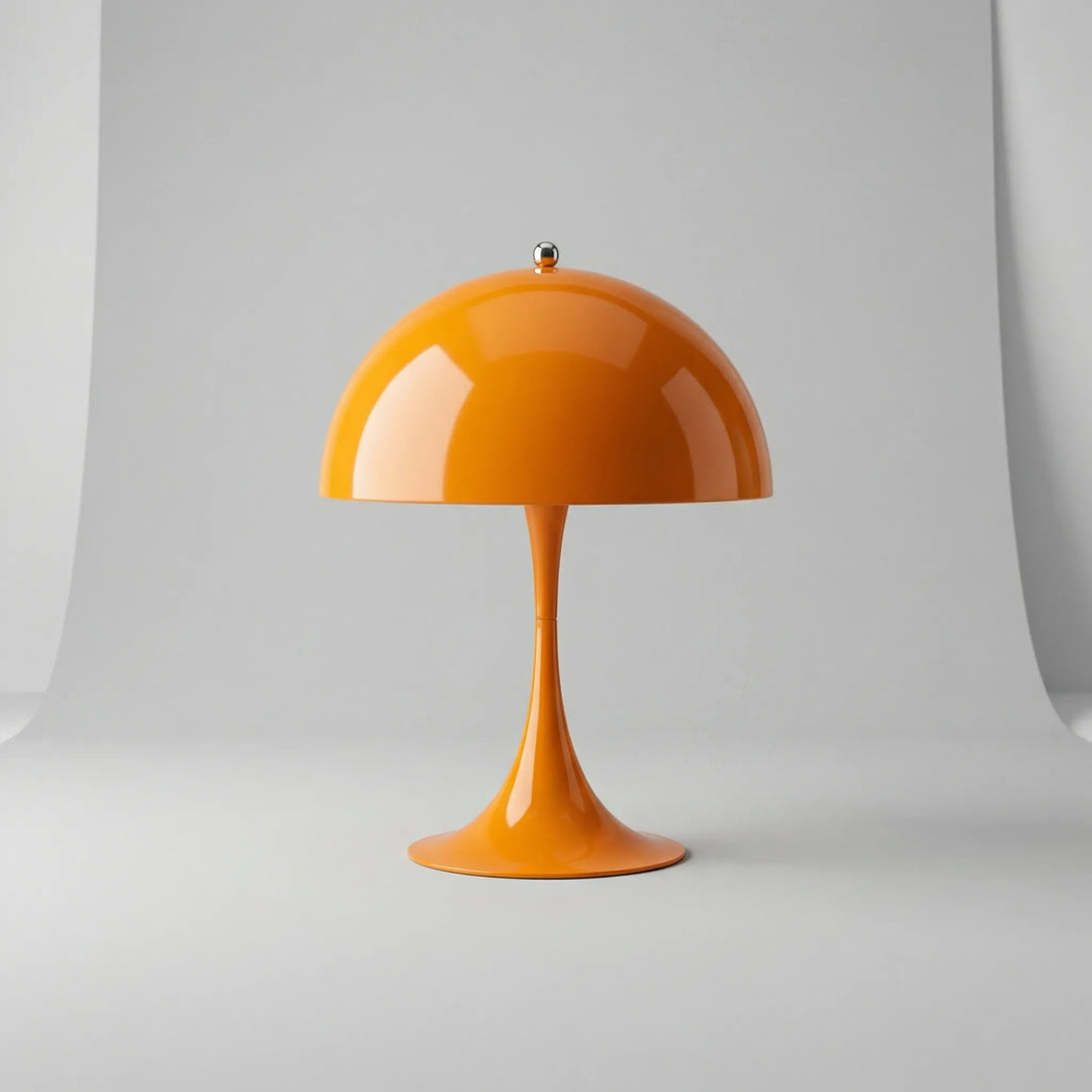 Glowlette - Kabellose Tischlampe Mit Kuppel Orange Decorique.de