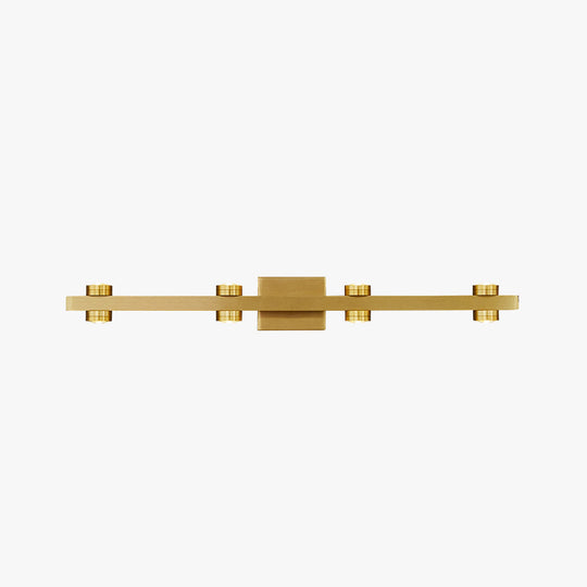 GoldWave | Elegante goldene Akzent-Wandleuchte10