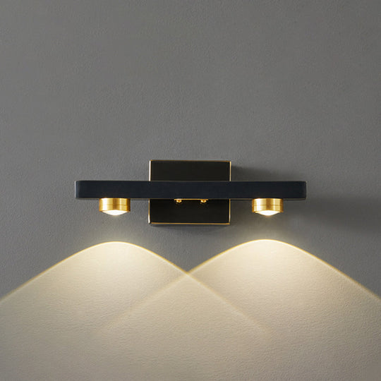 GoldWave | Elegante goldene Akzent-Wandleuchte5