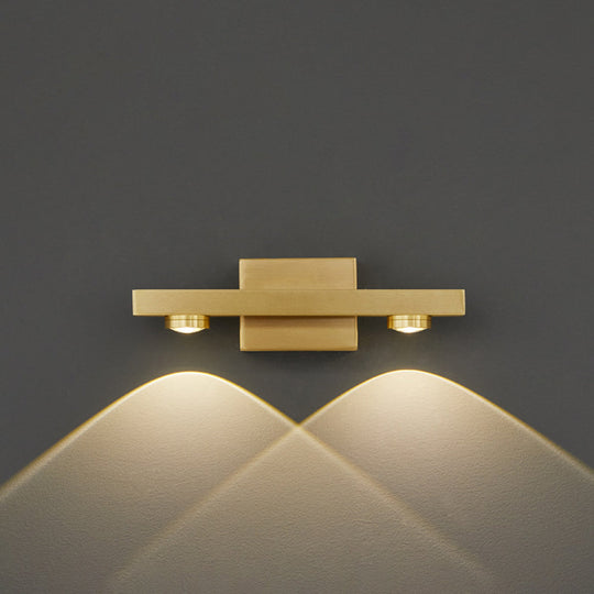 GoldWave | Elegante goldene Akzent-Wandleuchte7