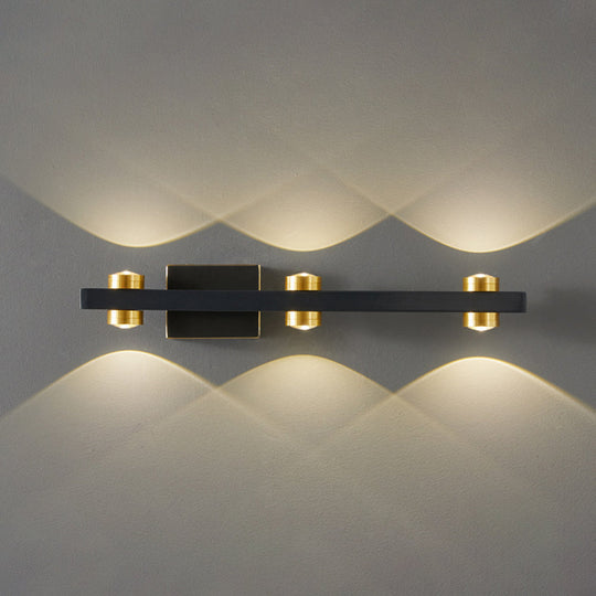 GoldWave | Elegante goldene Akzent-Wandleuchte9