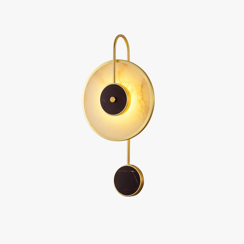 GoldenEclipse | Raffinierte Wandleuchte aus Marmor4