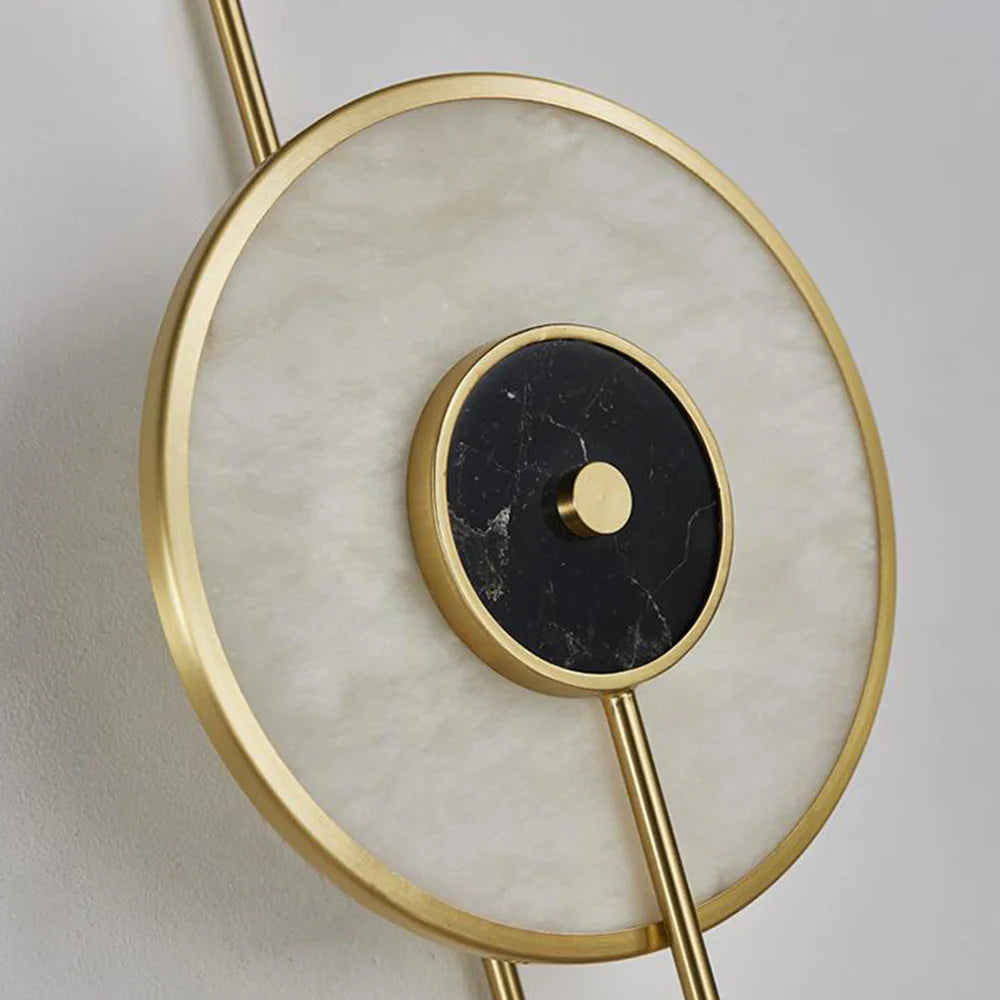 GoldenEclipse | Raffinierte Wandleuchte aus Marmor7
