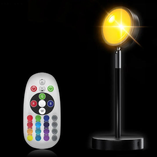 GoldenGleam | LED Sonnenuntergangslicht Projektionslampe7