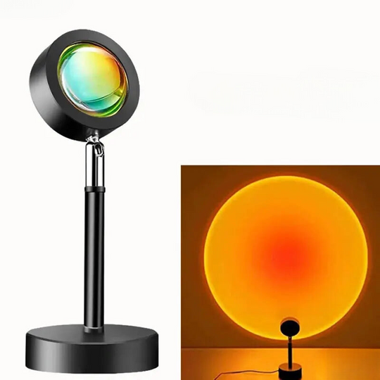 GoldenGleam | LED Sonnenuntergangslicht Projektionslampe8