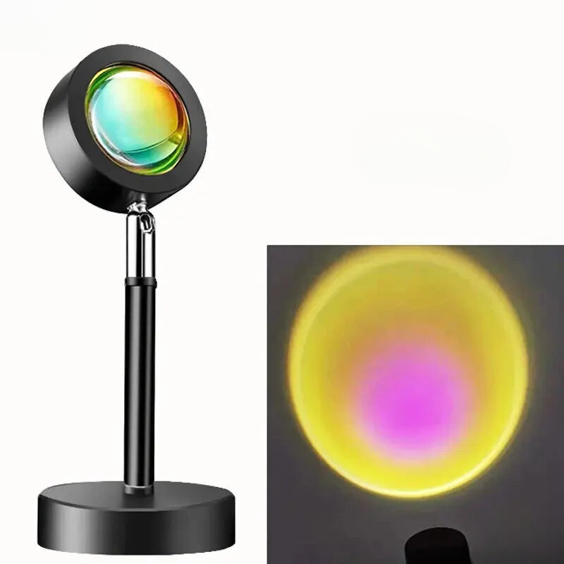 GoldenGleam | LED Sonnenuntergangslicht Projektionslampe9