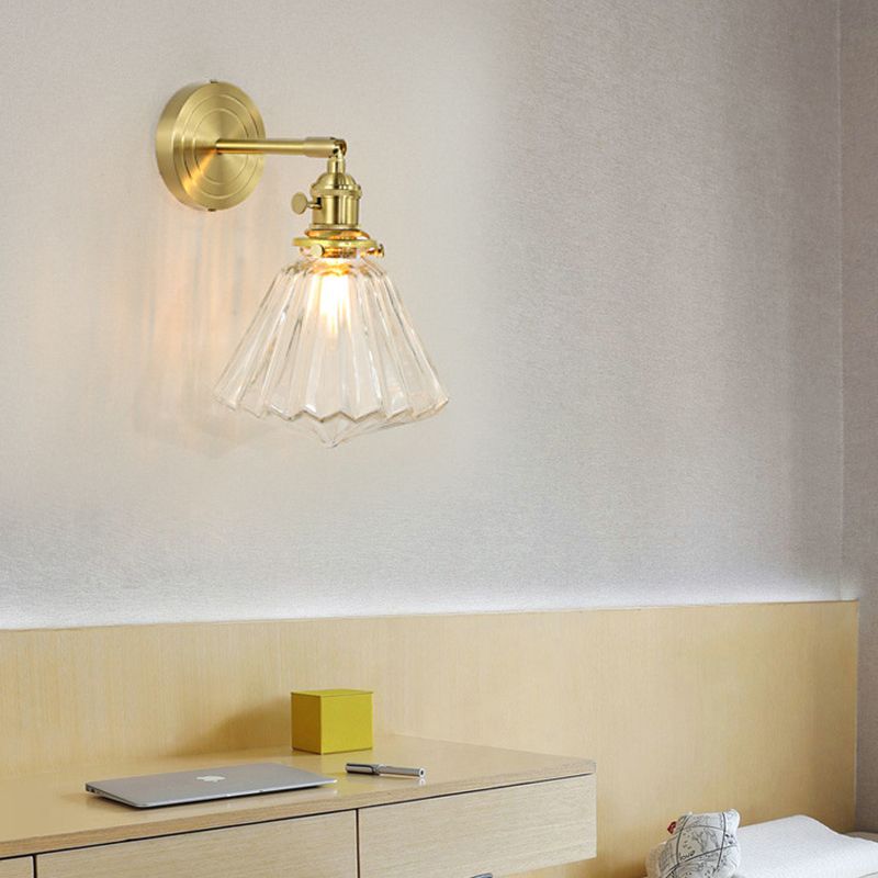 GoldenPrism | Crystal Facet Wandleuchte6