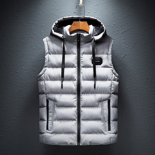 Variant image for Ettorio Herren Weste Schwarz - Premium Winterweste aus Baumwolle, Wolle und Polyester-32