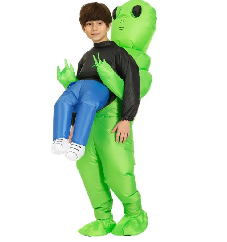 Variant image for Aufblasbares Alien Kostüm Für Kinder & Erwachsene – Leicht Und Bequem-2