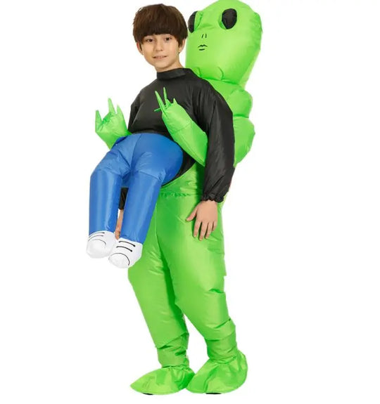 Variant image for Aufblasbares Alien Kostüm Für Kinder & Erwachsene – Leicht Und Bequem-2