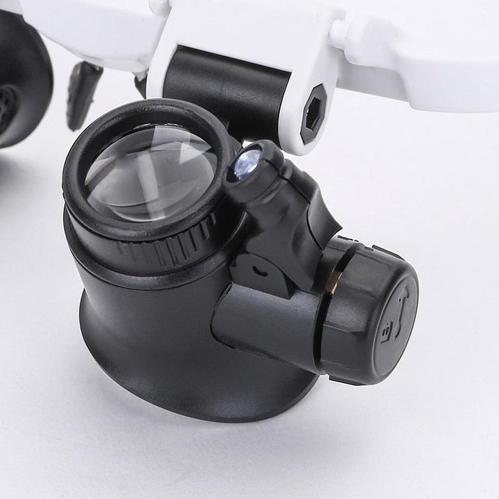 OptiSight | HD Lesebrille mit LED-Beleuchtung und wechselbaren Gläsern