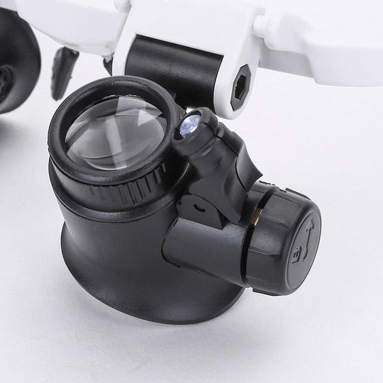 OptiSight | HD Lesebrille mit LED-Beleuchtung und wechselbaren Gläsern