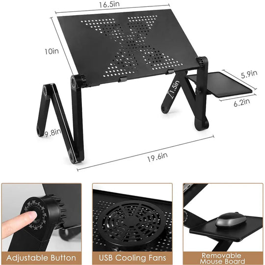 AirDesk | Verstellbarer 360° Laptophalter
