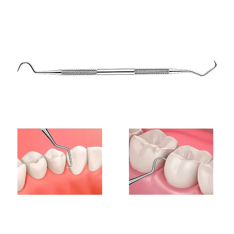 Dentaclean | Edelstahl Dental-Explorer & Spatel