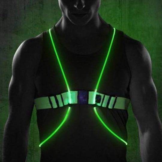 GlowVest | Laufweste – Wasserdichte Weste mit LED-Lichtern