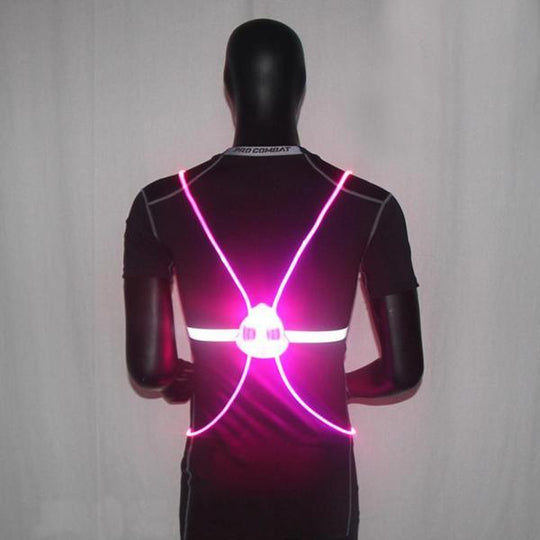 GlowVest | Laufweste – Wasserdichte Weste mit LED-Lichtern