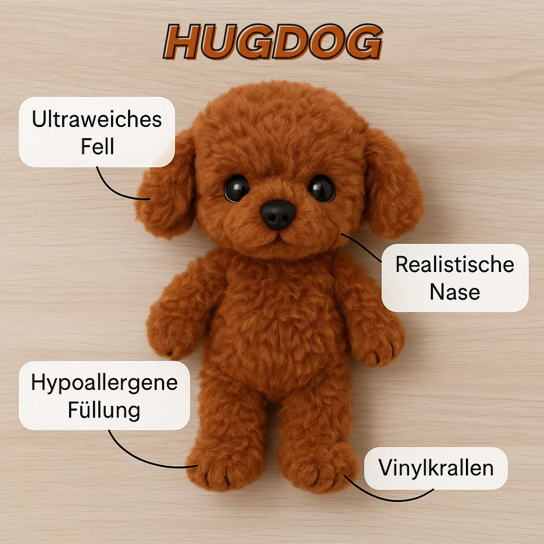 HugDog | Realistischer Teddybaby Lucky