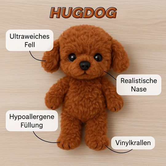 HugDog | Realistischer Teddybaby Lucky