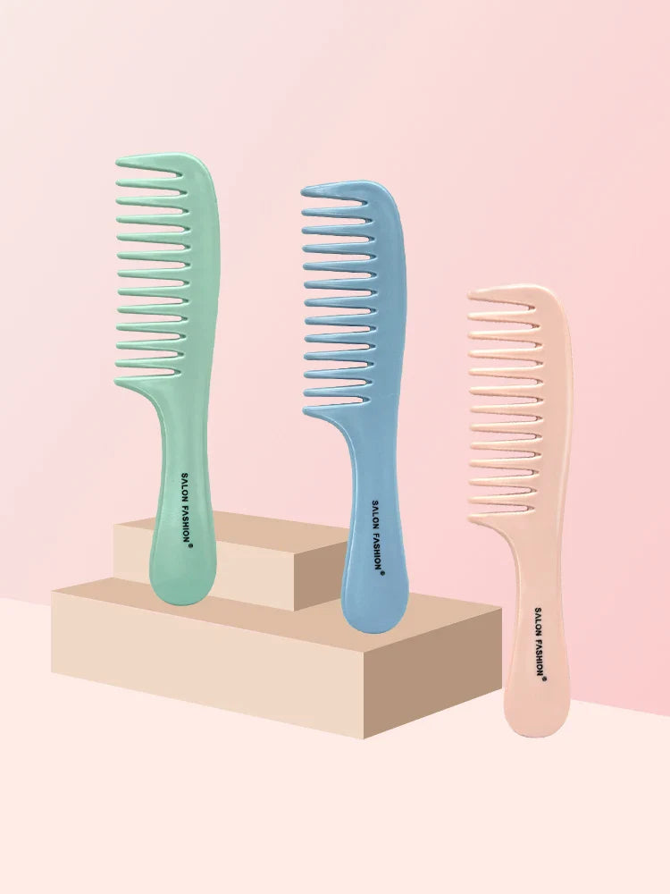 FlexiBrush | Großer Zahn Haarbürste für sanftes Kämmen und Stylen