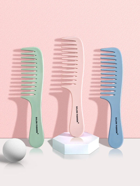 FlexiBrush | Großer Zahn Haarbürste für sanftes Kämmen und Stylen