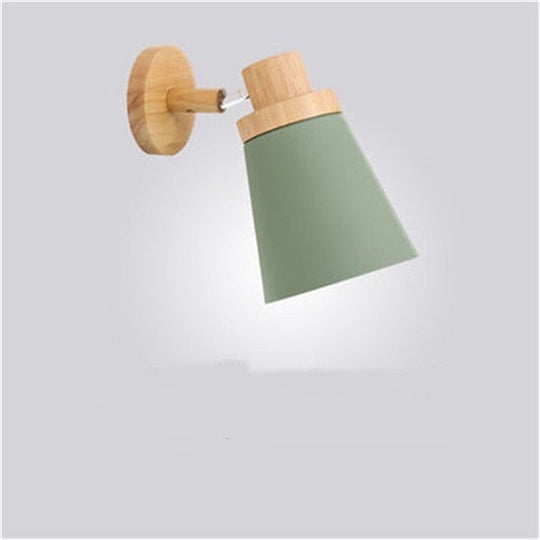 NordWood | Moderne LED-Holz Schlafzimmer Wand Licht Lampe