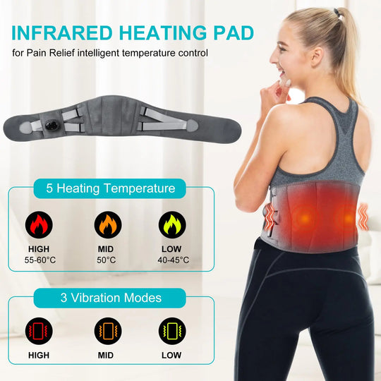 HeatRelief | Heizkissen & Massagegerät für den unteren Rücken3