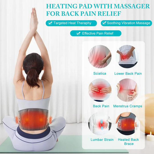 HeatRelief | Heizkissen & Massagegerät für den unteren Rücken4
