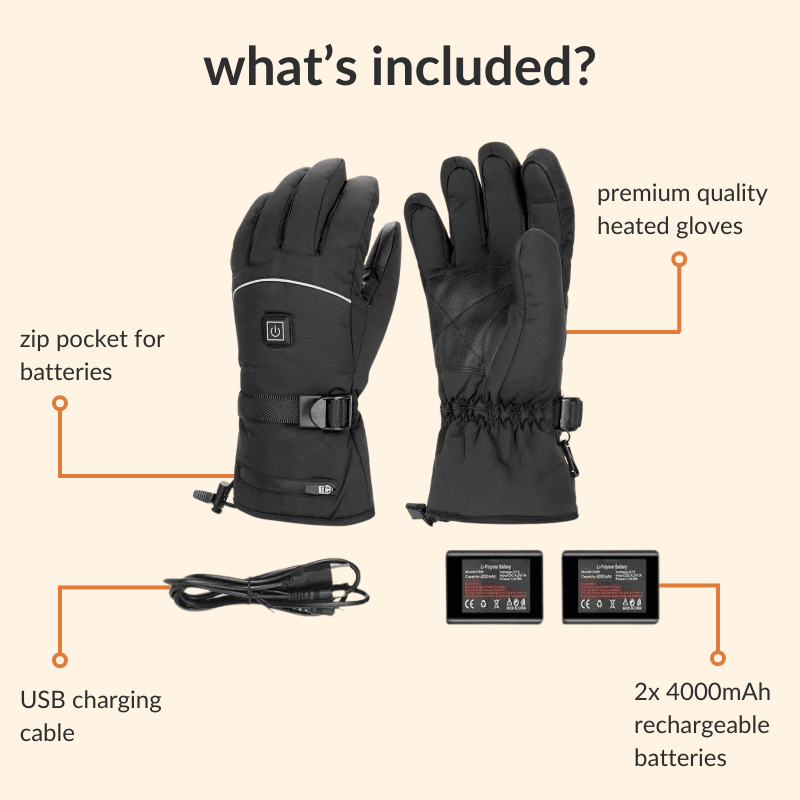 WarmGrip | Beheizte Thermohandschuhe – Vollhandheizung & Komfortfutter