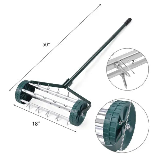 LawnSpike | Robuster manueller Rasen-Spike-Bodenbelüfter