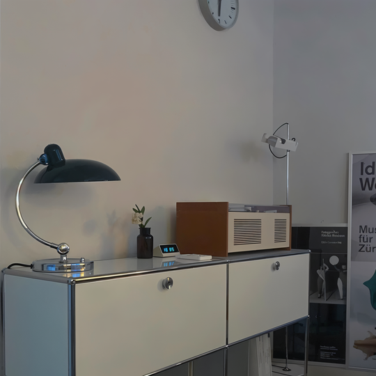GlowVirella | Verstellbare Vintage-Schreibtischlampe aus Eisen