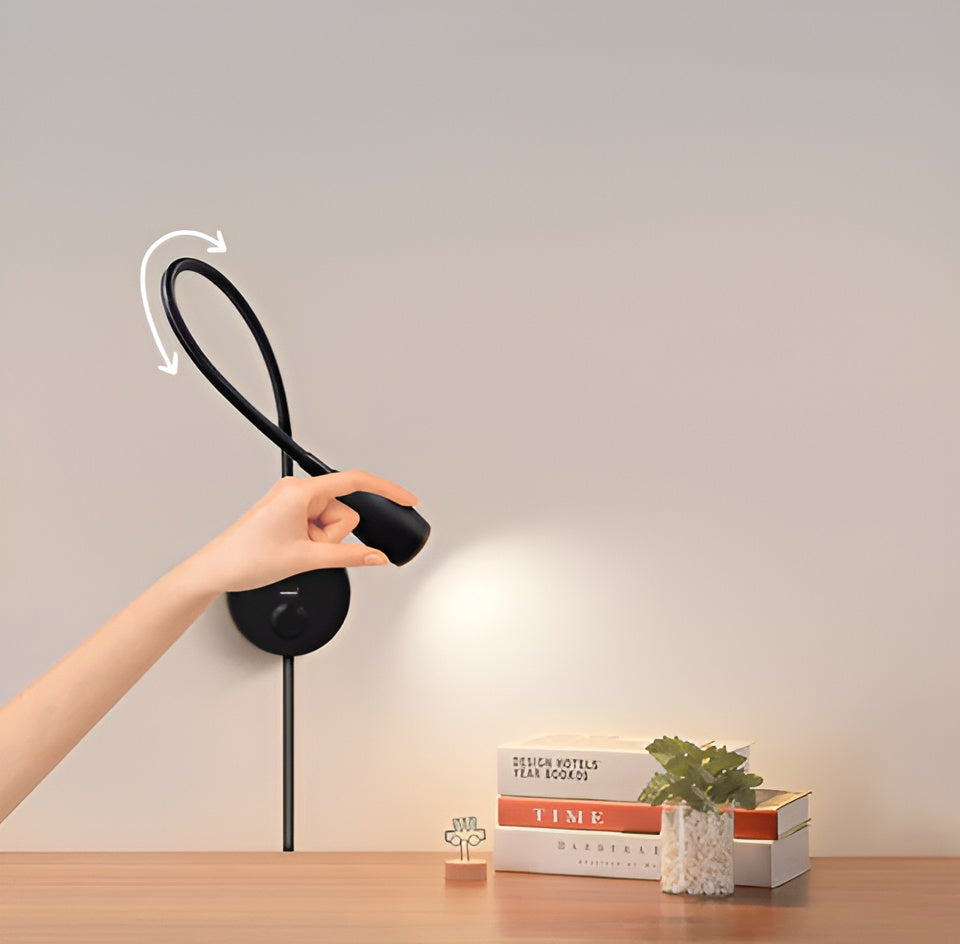 FlexoGlow | Leselampe – Verstellbarer Winkel für optimalen Komfort