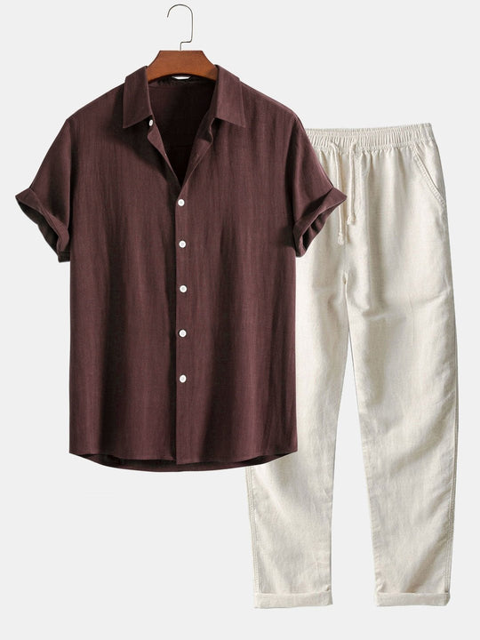 Hudson | Stilvolles Hemd- und Hosenset | Herren13