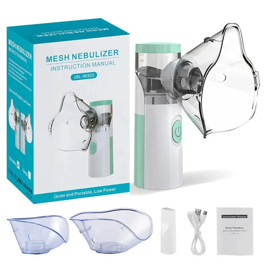 BreatheEase | Tragbares & Premium-Zerstäuber-Set