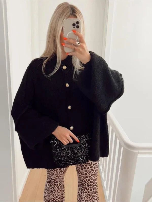 Milena | Weicher Oversized-Cardigan für Layering-Looks | Damen
