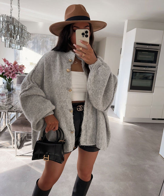 Milena | Weicher Oversized-Cardigan für Layering-Looks | Damen