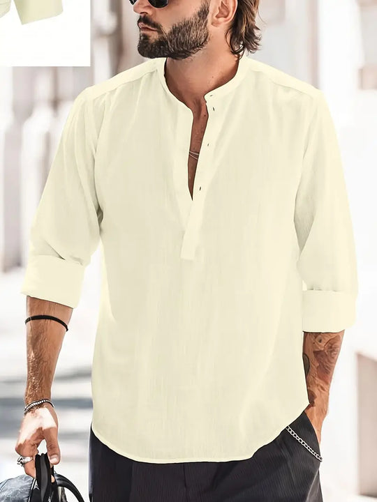 James | Luftiges Leinenhemd | Herren6