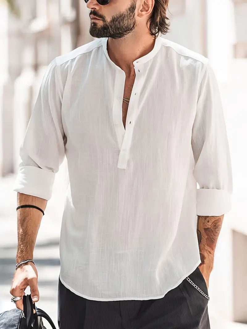 James | Luftiges Leinenhemd | Herren7