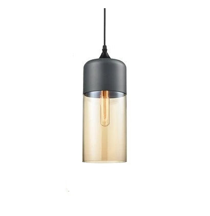 VitraLoom | Mundgeblasene Glasleuchte mit Holzdetail
