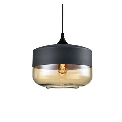 VitraLoom | Mundgeblasene Glasleuchte mit Holzdetail