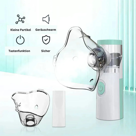 BreatheEase | Tragbares & Premium-Zerstäuber-Set