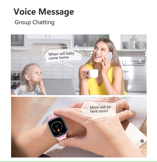 KidTrack | Smarte GPS-Uhr mit Videoanruf & Notruf