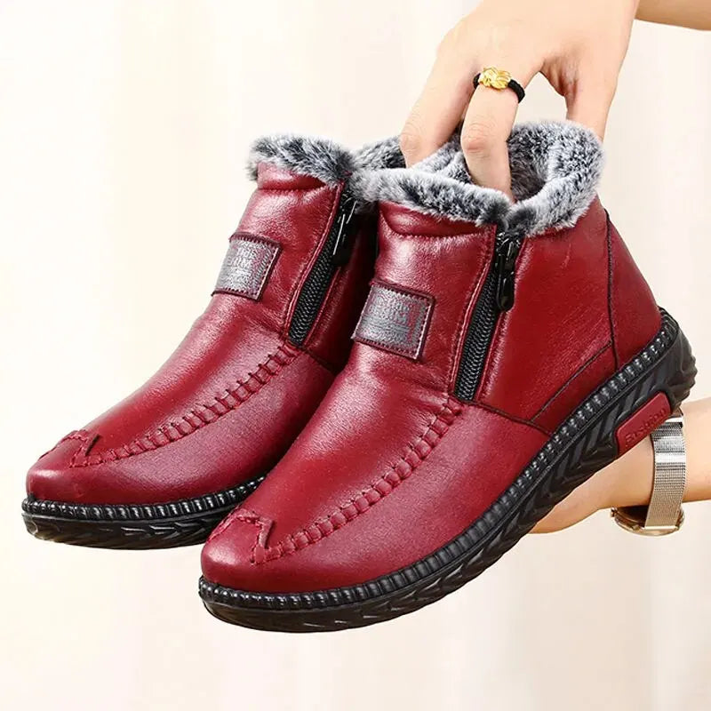 Lara | Pelzgefütterte Lederstiefel2
