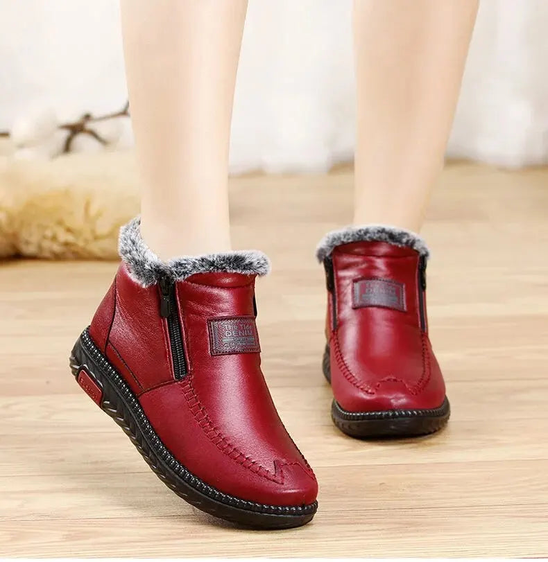 Lara | Pelzgefütterte Lederstiefel3
