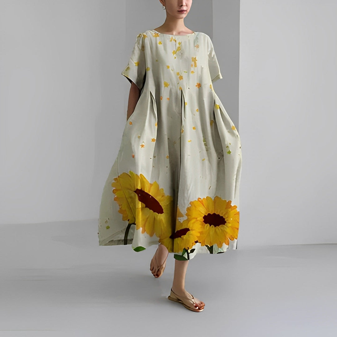 Lia | Damen Sommer Langkleid | Maxi5