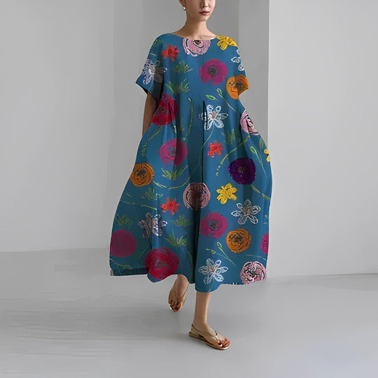 Lia | Damen Sommer Langkleid | Maxi8