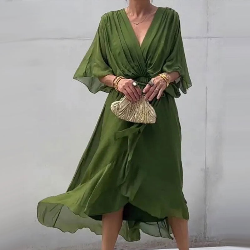 Livia | Damen Luftige Abendkleid | Midi2