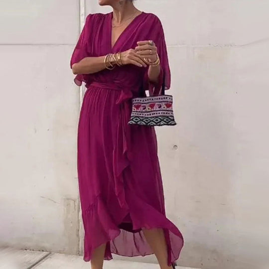 Livia | Damen Luftige Abendkleid | Midi7