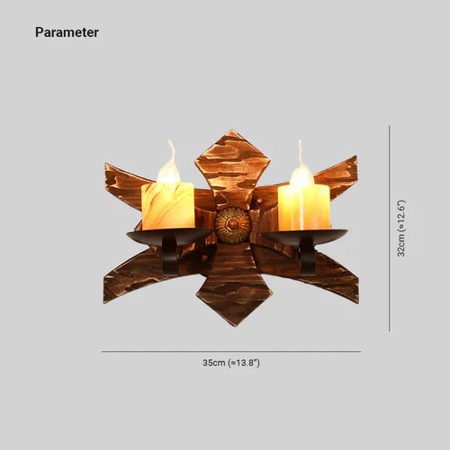 LodgeGlow | Zwillingslaterne Rustikale Wandleuchte6