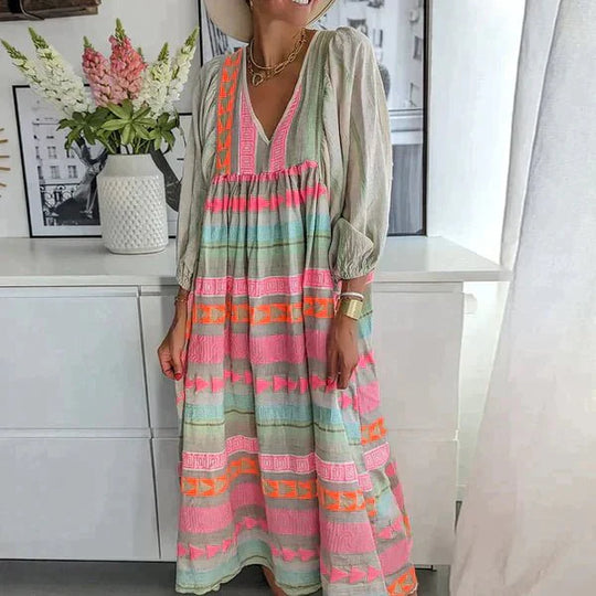 Lotta | Damen Abend Langarmkleid | Maxi7